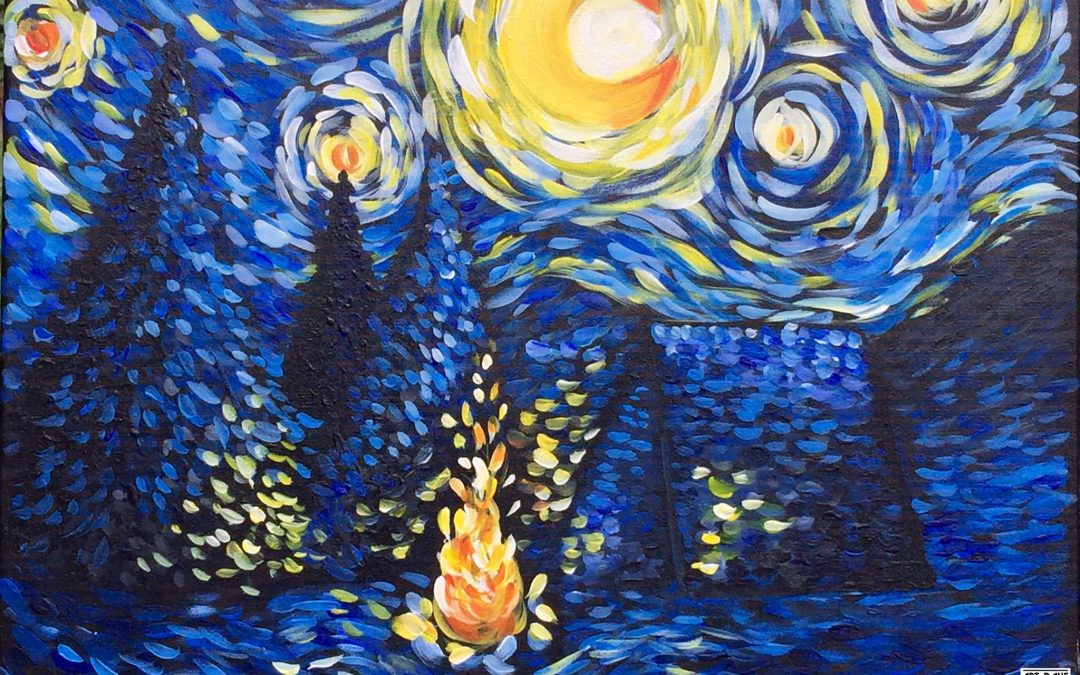Wines and Designs — Van Gogh Camping (Adults’ Night Out) — $35