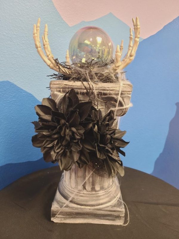 Halloween Spooky Column Angelo's Pottery Studio