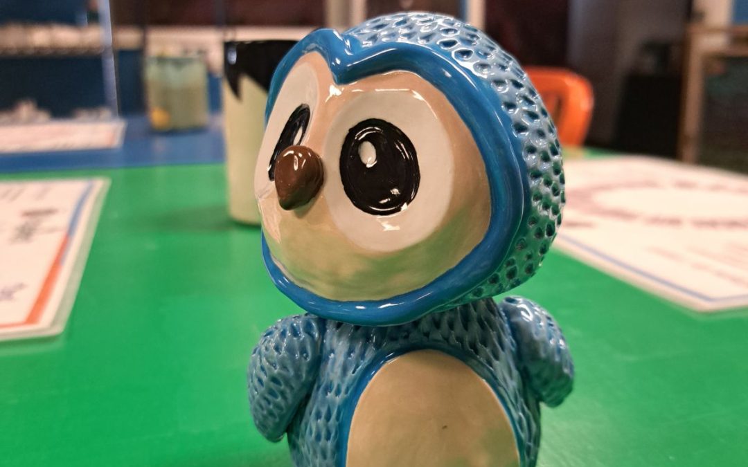 Wet Clay with Justine — Bobble Head Owls — Grades 3-7