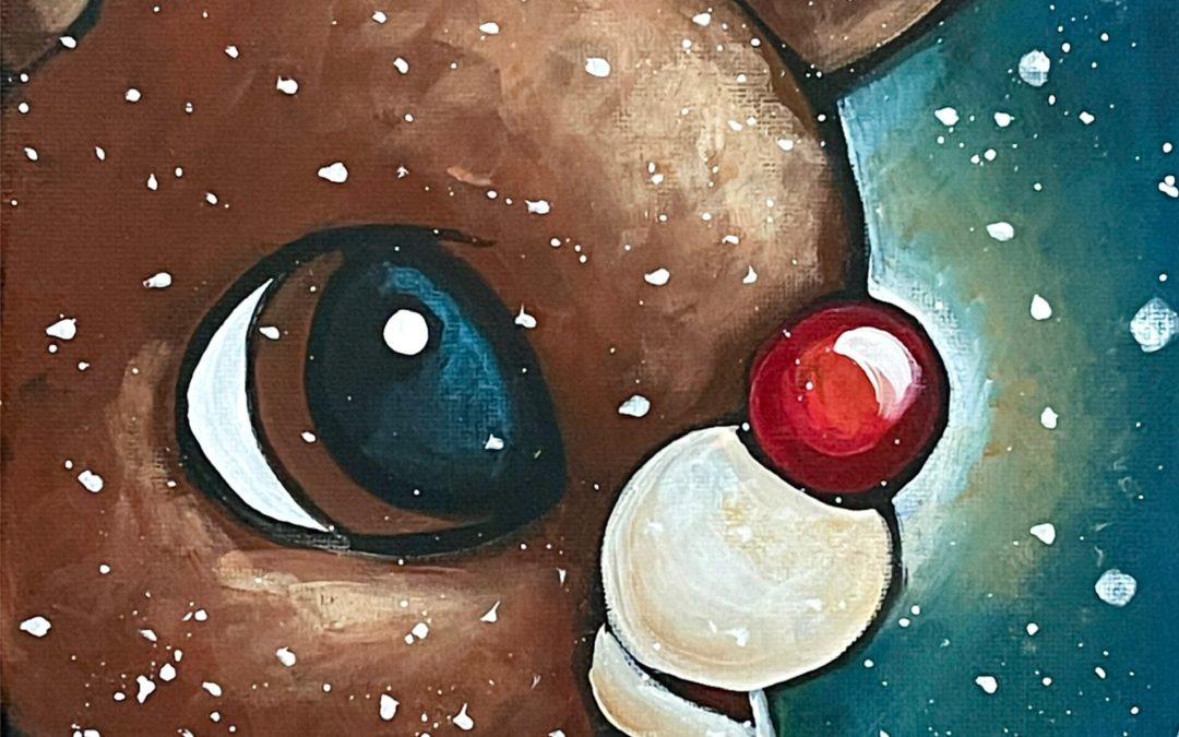 Rudolph the Reindeer — Kids’ Paint Event (ages 10 and up) — $30