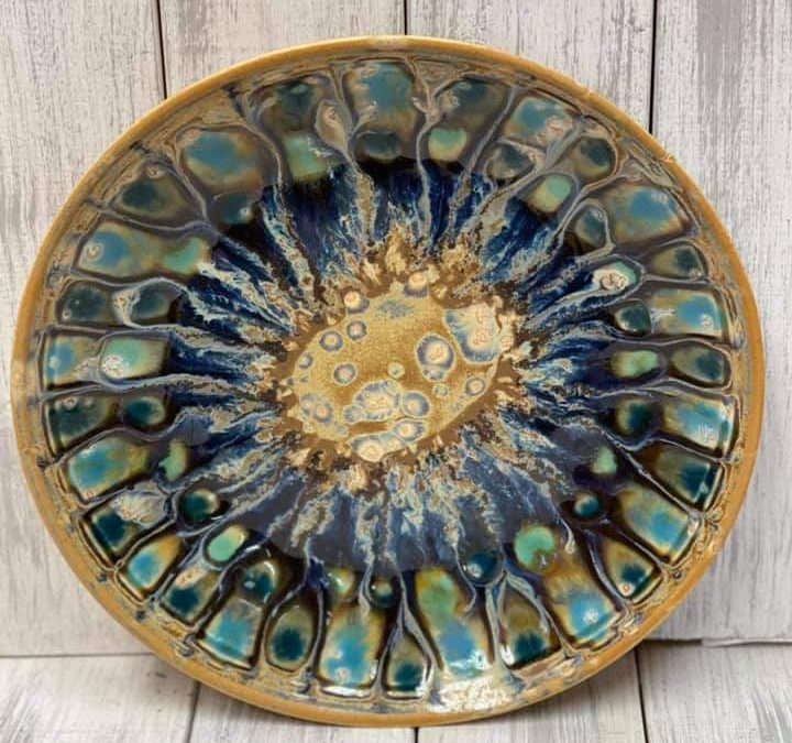 Pottery and Peacocks  — Stoneware Bowls — Wines and Designs –$10 Event Fee