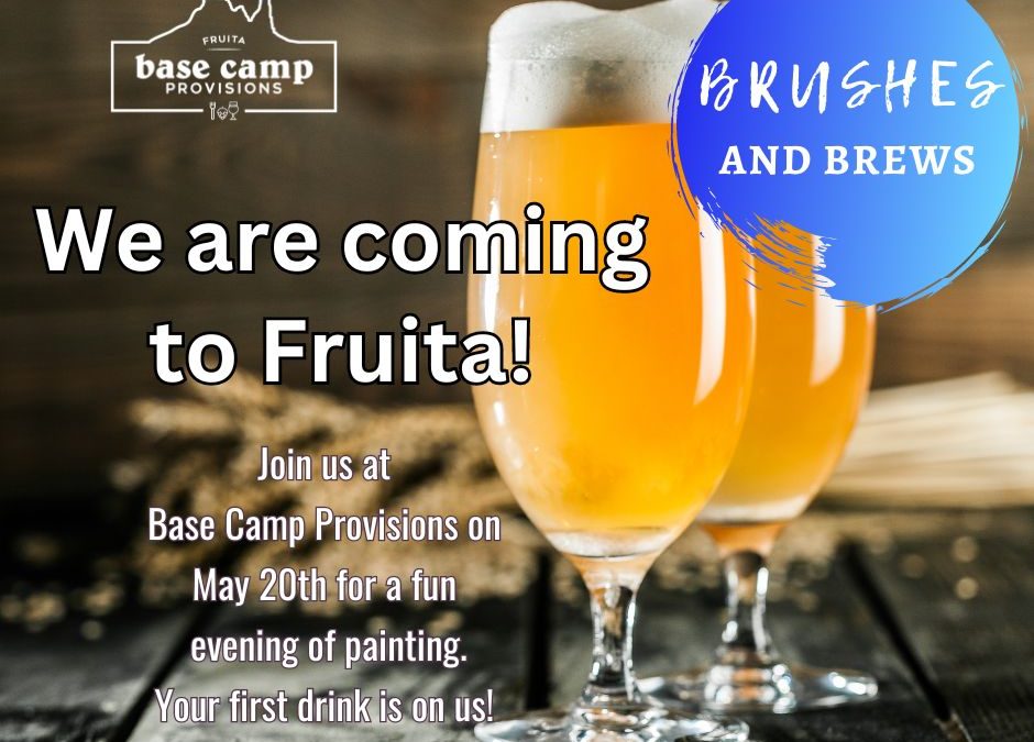 Brushes and Brews at Base Camp Provisions! — $10 Reservation Fee