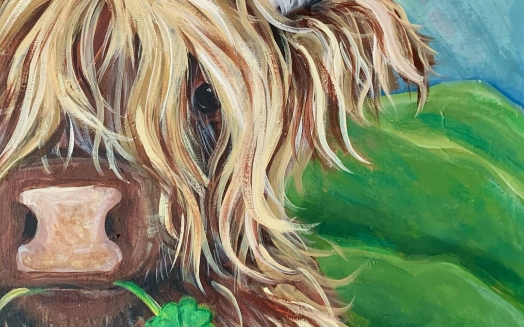 Comin’ Up Clover — Wines and Designs — $45 ($15 Deposit)