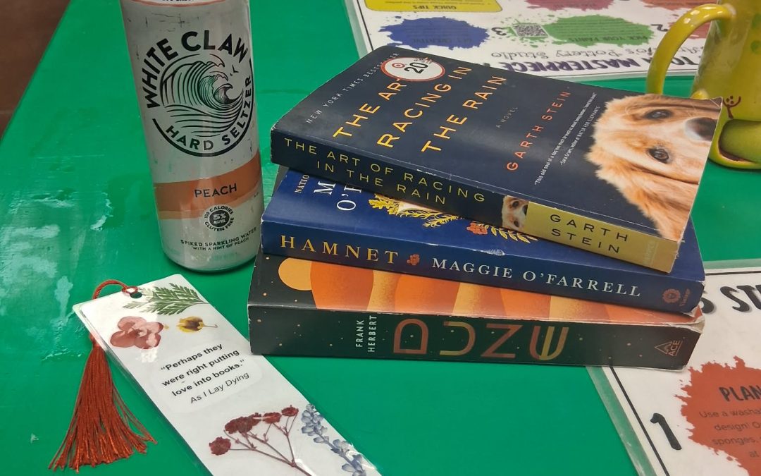 Plot Twists and Pottery (February Book Club) $7-20 Total Cost